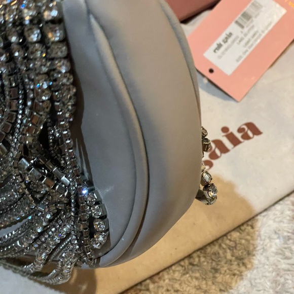 Cult Gaia Lael Rhinestone embellished Clutch Full Set NWT - Picture 9 of 12